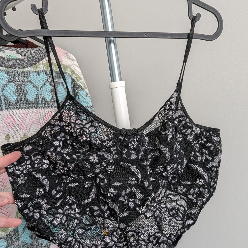 vintage bustier style bralette